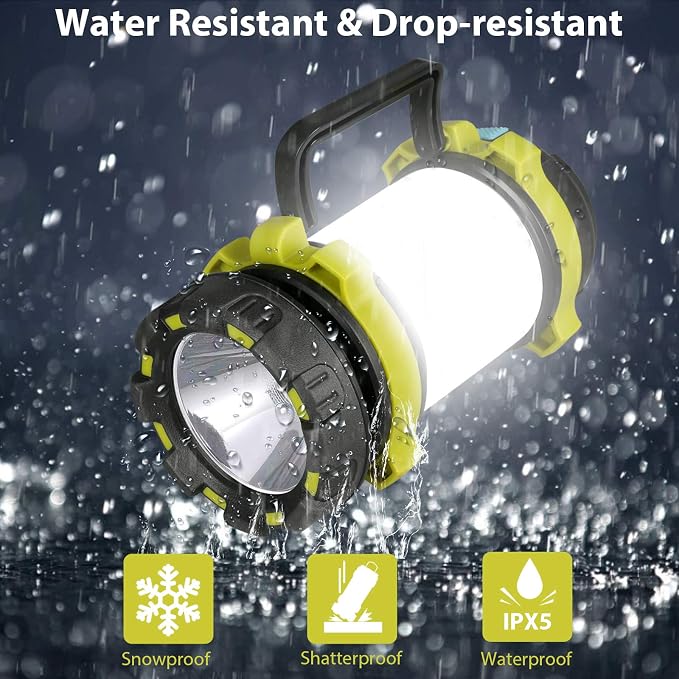 BOBKID 1 Pack Camping Lantern, Outdoor LED Camping Light, Rechargeable - Image 5