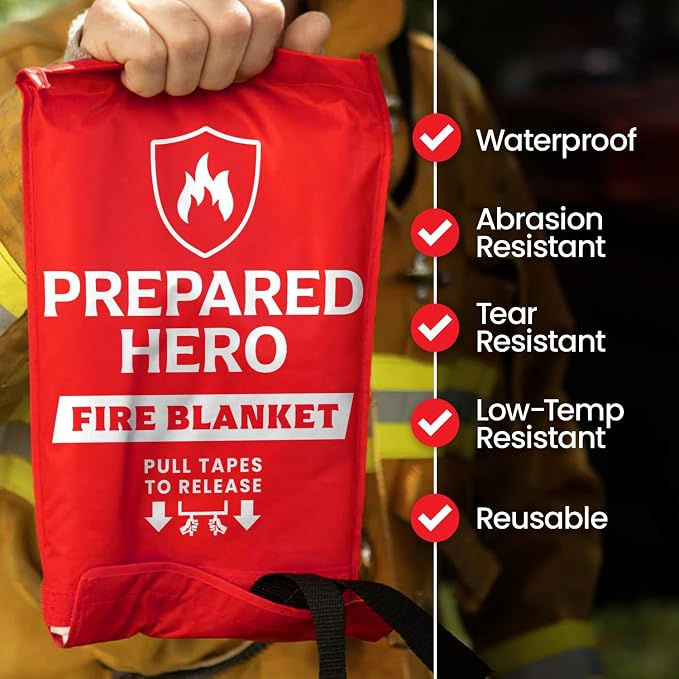 Prepared Hero Emergency Fire Blanket - Image 3