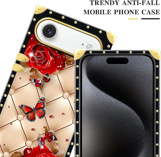 for iPhone 17 Air Case Luxury Golden Decoration - Image 4