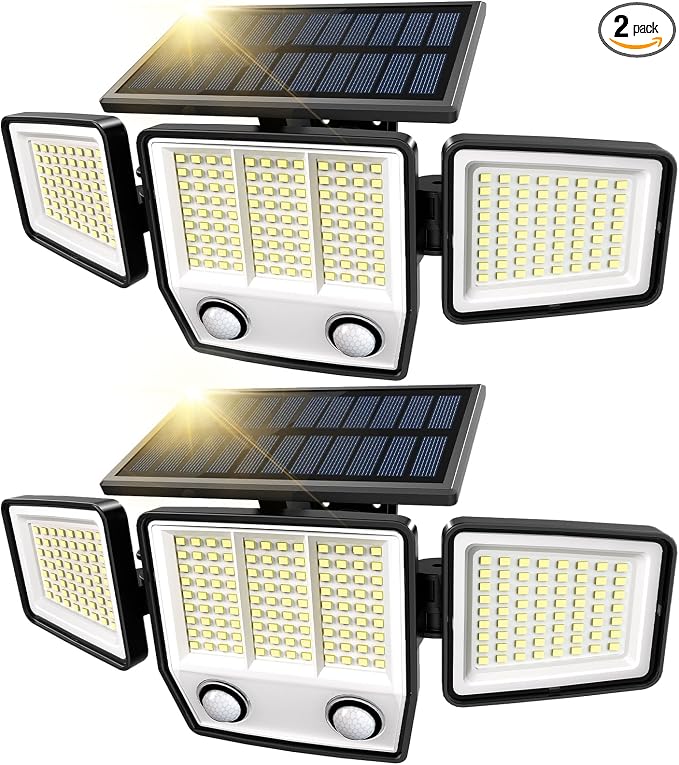 Solar Motion Sensor Outdoor Lights Waterproof by MDCMDCMSolarLightsOutdoor