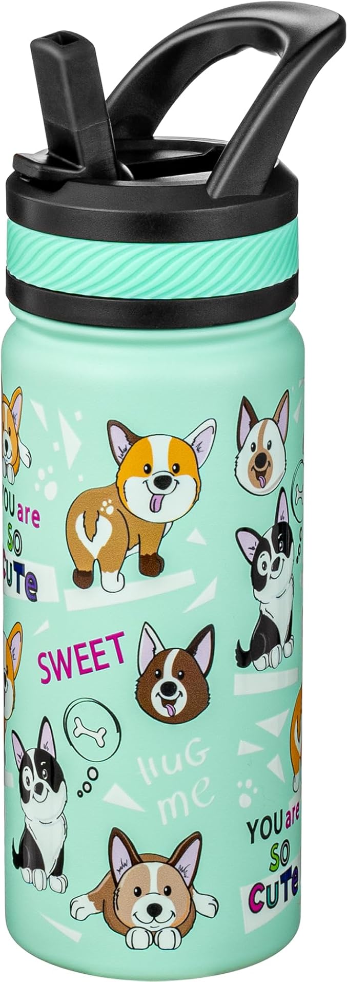 Fanhaw 18 Oz Kids Insulated Water Bottle by FANHAW