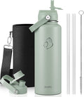 BUZIO 40 oz Water Bottle Insulated, Triple Wall Vacuum Stainless Steel Flask by BUZIO