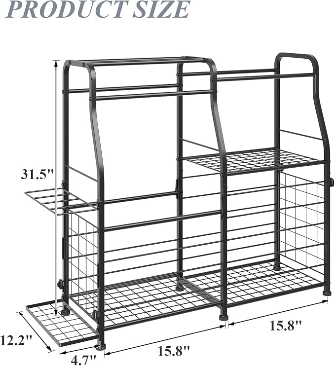 Garage Sports Equipment Organizer - Image 9