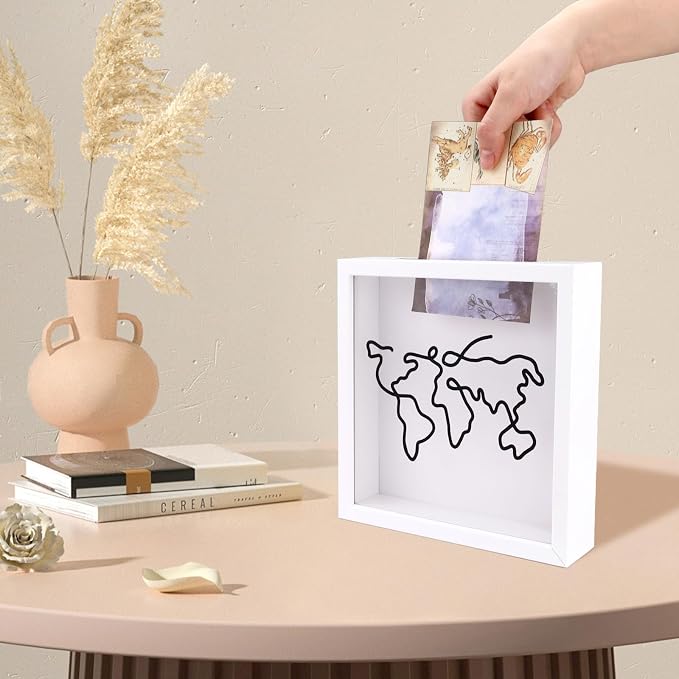 ASTIMESA 7.8" x 7.8" Adventure Archive Box Display Case, Transparent Travel - Image 6