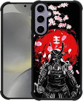 for Samsung Galaxy S24 S25 Case, Sakura Japanese Samurai Pattern Graphic Design by FKBRCL4U