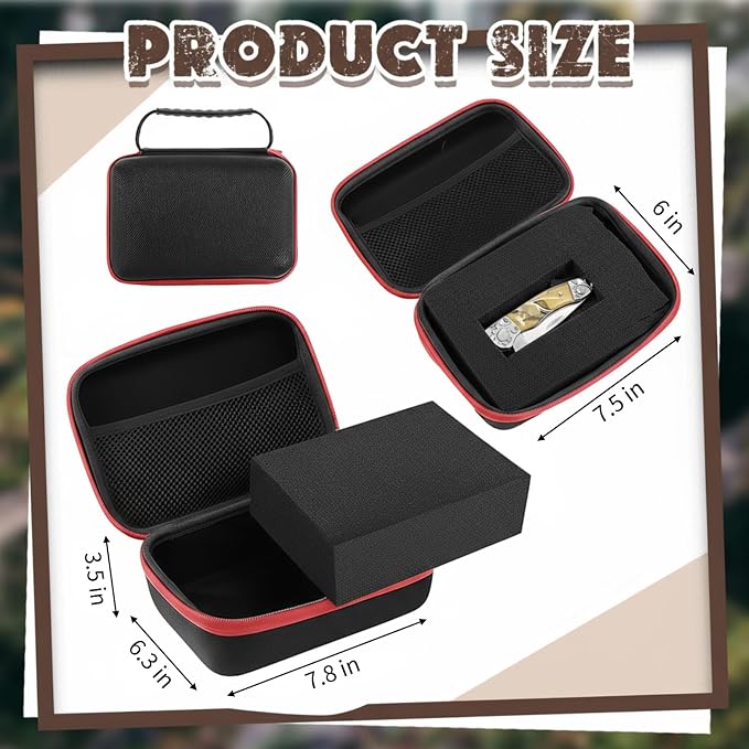 Relaxweex EVA Hard Case with Customizable Foam 7.8 x 6.3 x 3.5 Inch Protective - Image 2