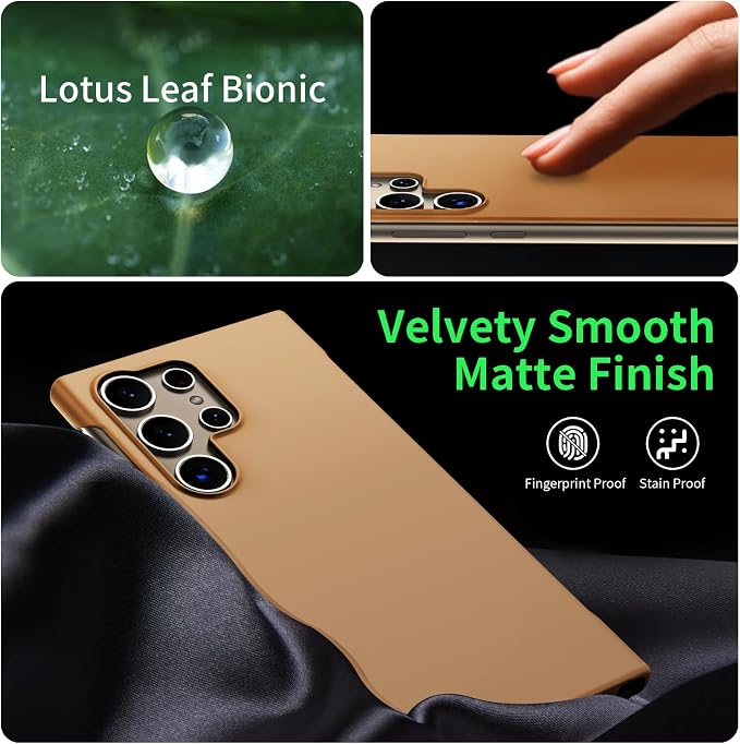 GRECAZO Slim Borderless for Samsung Galaxy S24 Ultra Phone Case 6.8" Ultra-Thin - Image 6