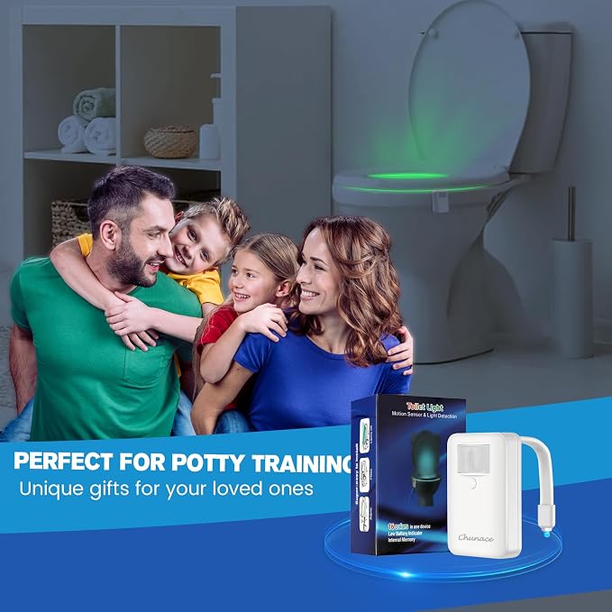Chunace 3 Pack Toilet Night Lights - Image 7
