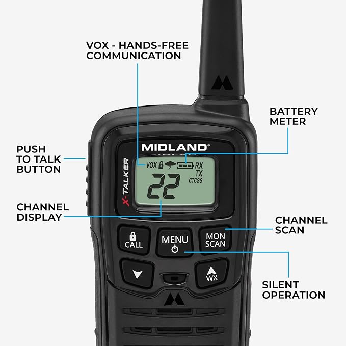 Midland® T10 X-TALKER Two-Way Radios - Image 6
