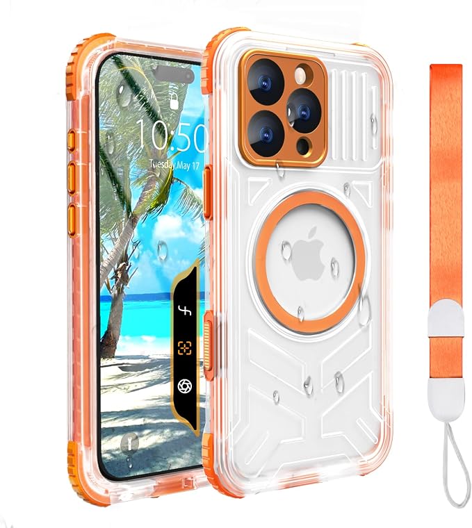 for iPhone 16 Pro Waterproof Case Compatible by EVCING