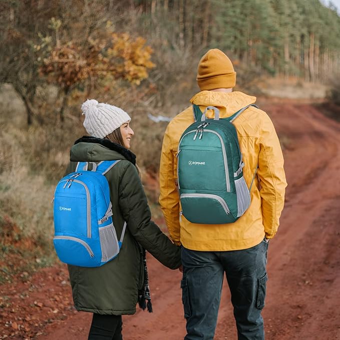ZOMAKE Lightweight Packable Backpack 30L, Foldable Hiking Backpacks Water - Image 6
