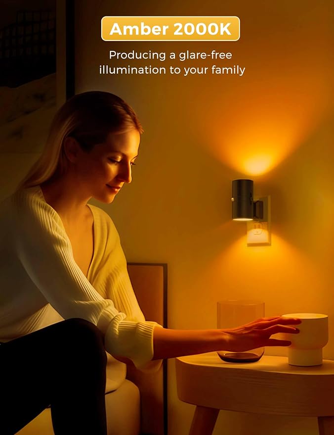 L LOHAS LED Motion Sensor Night Light, Amber Nightlights, Motion Activated - Image 7