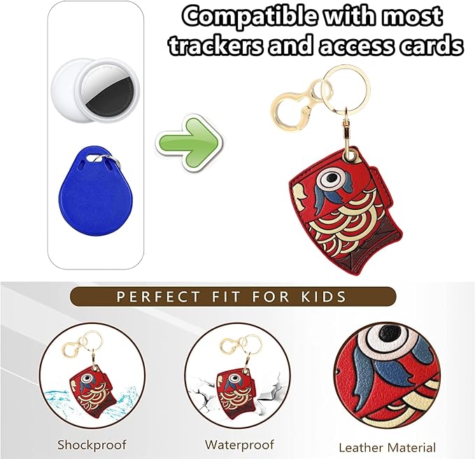 BORKUANA Leather Keychain Holder Case Compatible - Image 4
