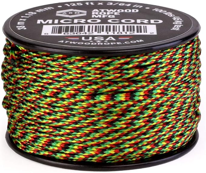 Atwood Rope MFG Micro Utility Cord 1.18mm X 125ft Reusable Spool | Tactical by AtwoodRopeMFG