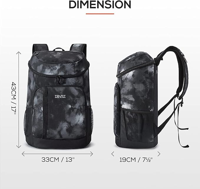 TOURIT Cooler Backpack Lightweight Insulated Backpack Cooler Leak-Proof - Image 6