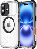 Red2Fire for iPhone 16 Case Waterproof, Phone Case 6.1" Black by Red2Fire