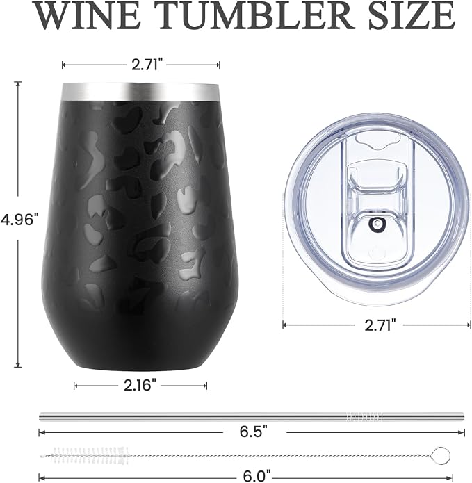 MEWAY 12oz Insulated Wine Tumbler - Image 6