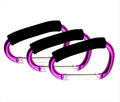 3PCS Stroller Hooks，5.2'' Large Carabiner Clip by Noneea