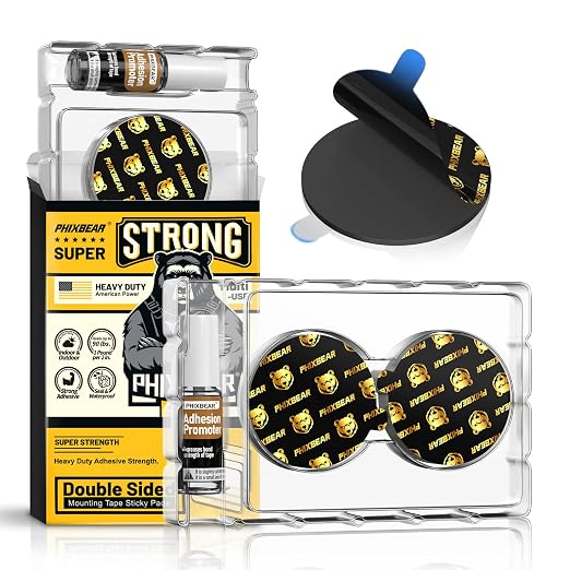 PHIXBEAR Extreme Double Sided Mounting Tape – Heat & Water Resistant, Phone by PHIXBEAR