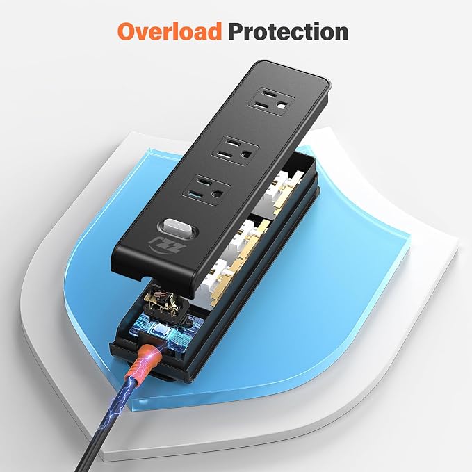 Outdoor Power Strip Weatherproof, IPX6 Waterproof Surge Protector - Image 5