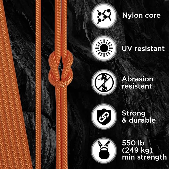 TECEUM 5/32" Paracord Rope 1000 – 1000ft / 200ft / 100ft / 50ft – Tactical - Image 3