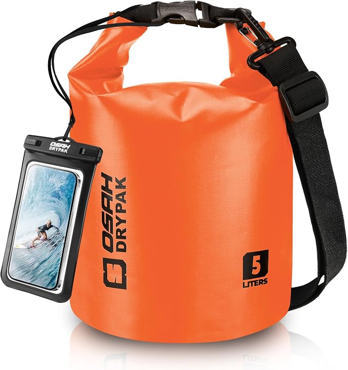 Waterproof Dry Bag, 5L/10L/20L/30L/40L Roll Top Lightweight Storage Backpack by OSAHDRYPAK