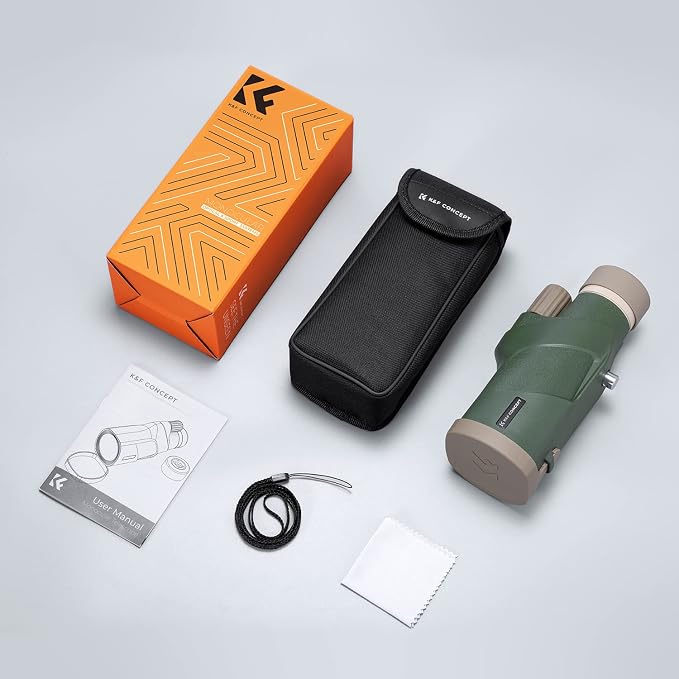 K&F Concept® IP68 10 Meters Waterproof 12X50 Monocular Telescope - Image 8