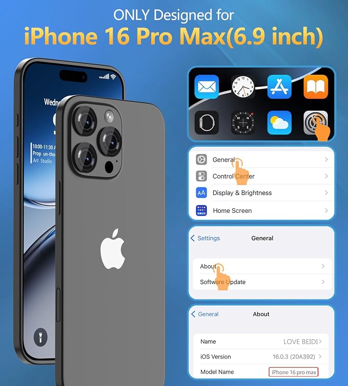 for iPhone 16 Pro Max Case Waterproof | Shockproof Dust Proof Phone Case Cover - Image 2