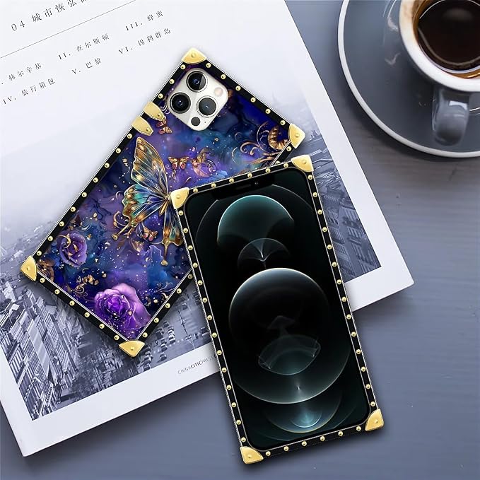 Compatible with iPhone 11 Pro Max Case, Glistening Golden Butterfly Vibrant - Image 6