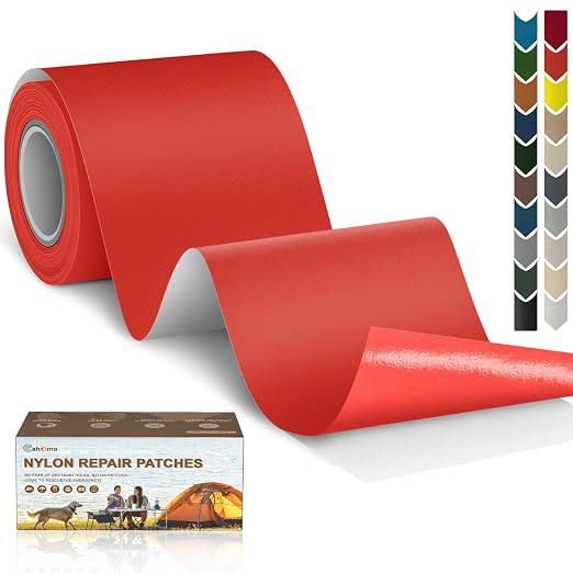 Cahomo 3x79 Inch Nylon Repair Patch Nylon Repair Tape Self Adhesive Fabric by Cahomo