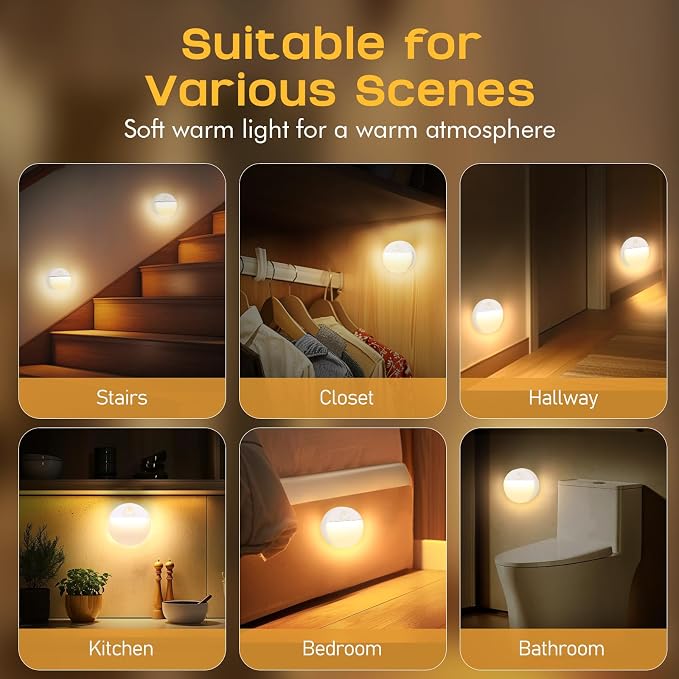 Guankai 8 Pack Motion Sensor Stair Light - Image 7