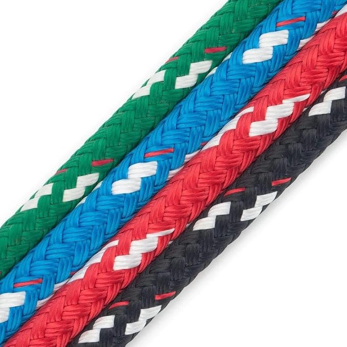 New England Ropes 3/16in Sta-Set Solid Red 50 Feet Long - Image 2