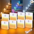 Guankai 8 Pack Rechargeable Motion Sensor Stair Light by Guankai
