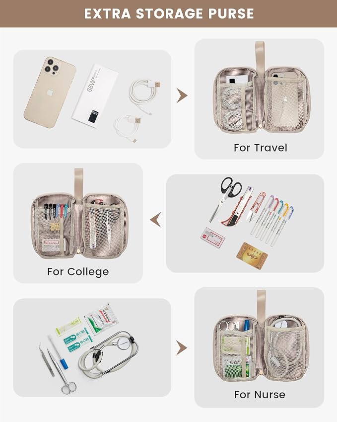 LOVEVOOK Laptop Backpack for Women, 15.6 Inch Work Laptop Bag - Image 7