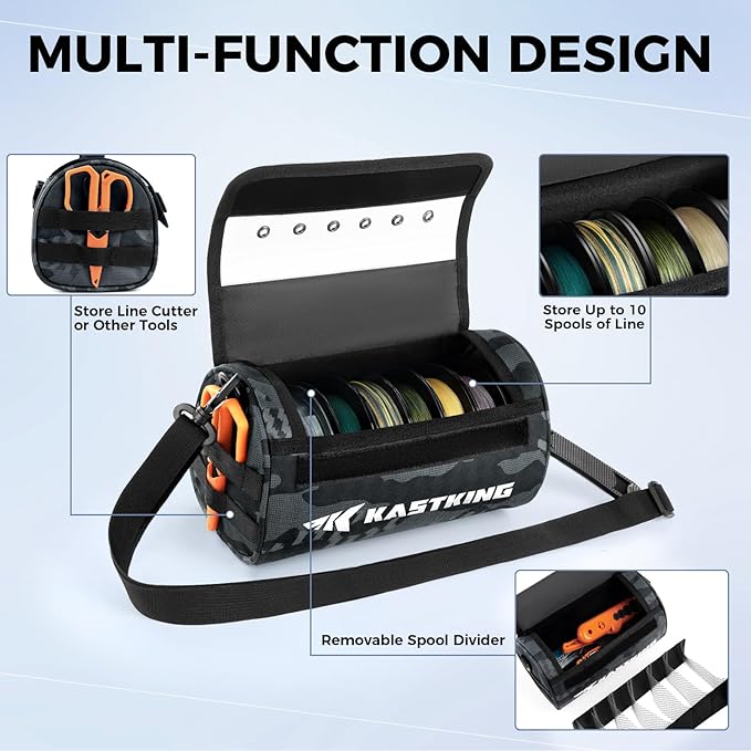 KastKing BaitSpace Line Management Bag, Fishing Line Storage Bag - Image 4
