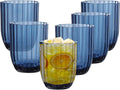 Acrylic Clear Highball Plastic Cups | Plastic Reusable Tumblers 15oz | by AKMQYM