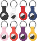 Compatible with AirTag Holder Case Keychain 8 Pack, by HATALKIN