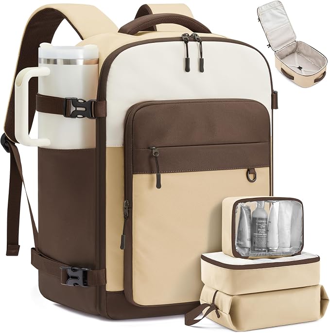 LOVEVOOK Travel Backpack for Women & Men, 40L Large Airline Approved Carry on by LOVEVOOK