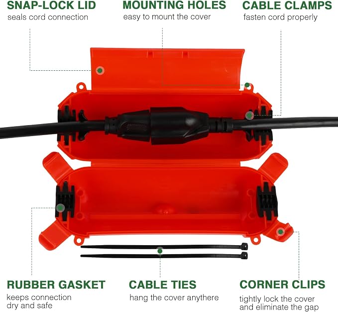 Flemoon Outdoor Extension Cord Safety Cover - Image 2