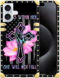 Compatible with iPhone 16 Plus Case, Praying Cross Hands Luxury Golden by Unknown