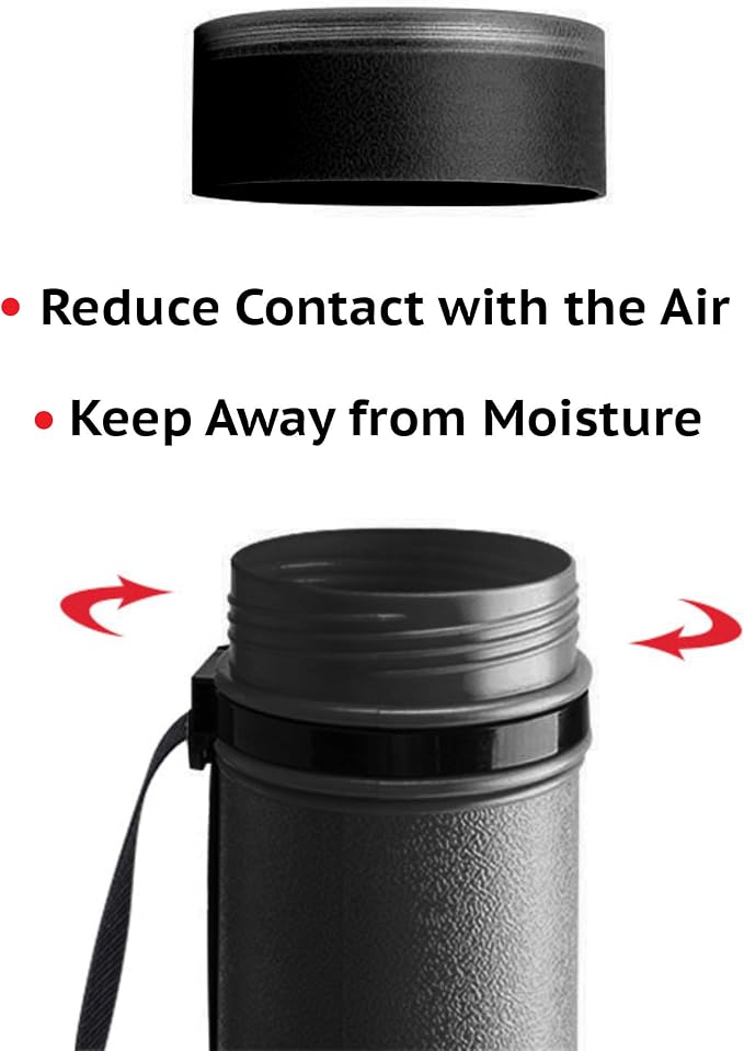 CALPALMY 2-Pack Extendable Poster Tubes Expand from 24.5” to 40” - Image 5
