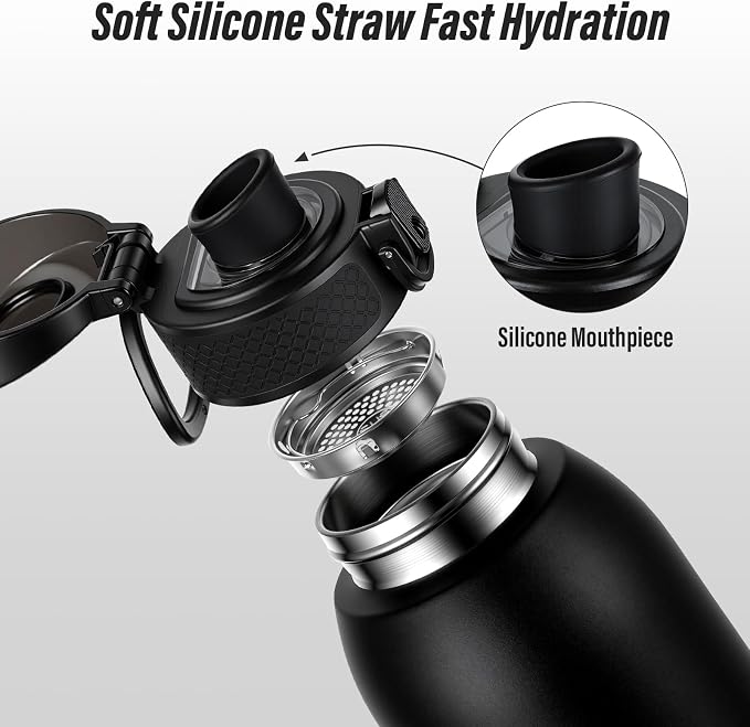 Insulated Water Bottle 12 oz - Image 2