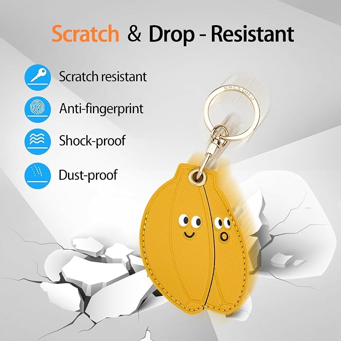 Leather Keychain Case Holder Compatible - Image 3