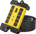 CRST 10-Outlets Heavy Duty Power Strip Metal Surge Protector by CRST