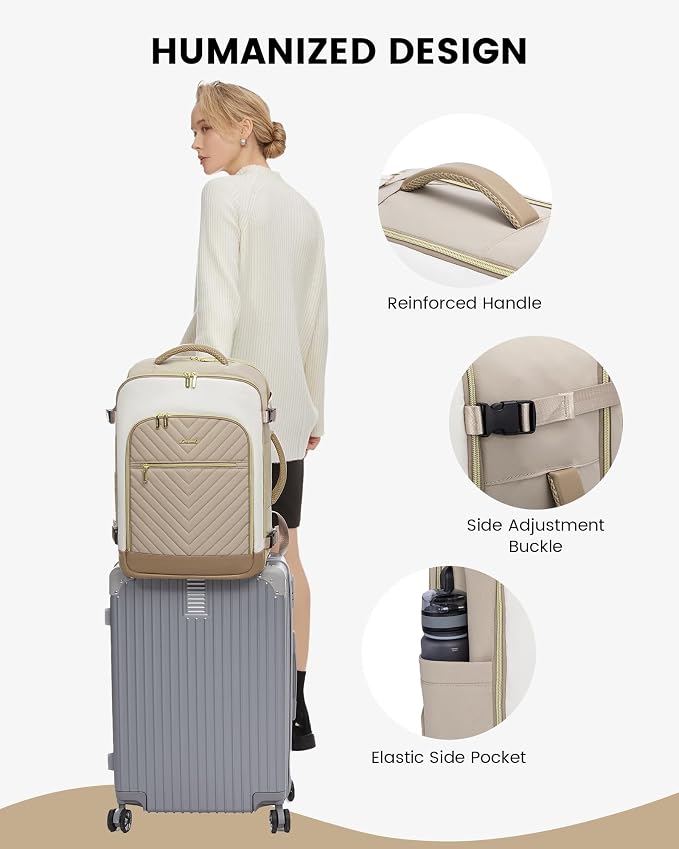 LOVEVOOK Large Travel Backpack for Women, TSA Carry on Backpack for Airplanes - Image 9