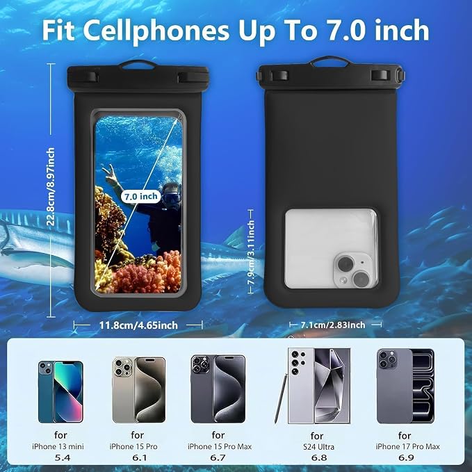 Floatable Waterproof Phone Pouch Case 2 Pax - Image 3