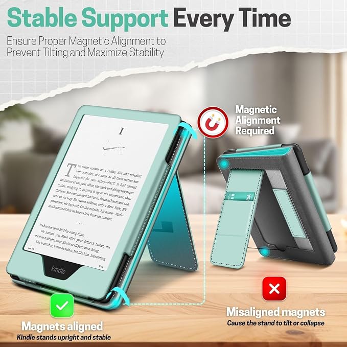 TNP Stand Case for Kindle Paperwhite 12th Generation 2024 / Kindle Colorsoft - Image 8