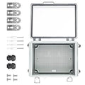 Waterproof Outdoor Project ABS Plastic Junction Box，IP67 Waterproof Clear by IGEYAPA