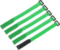 MECCANIXITY 5Pcs Reusable Battery Tie Down Straps, 0.8x12" Green Nylon by MECCANIXITY