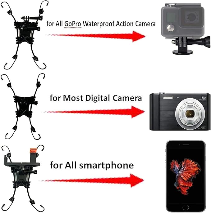 Pmsanzay Fence Mount Holder for Cameras and Smartphones - Image 2